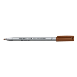 Staedtler® Feinschreiber Universalstift Lumocolor non-permanent, F, braun