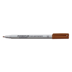 Staedtler® Feinschreiber Universalstift Lumocolor non-permanent, M, braun