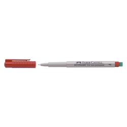 Faber-Castell CD-Marker MULTIMARK, wasserlöslich, Strichstärke: ca. 0,6 mm, rot