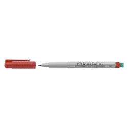 Faber-Castell CD-Marker MULTIMARK, wasserlöslich, Strichstärke: ca. 0,4 mm, rot