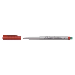 Faber-Castell CD-Marker MULTIMARK, wasserlöslich, Strichstärke: ca. 1 mm, rot