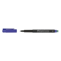 Faber-Castell CD-Marker MULTIMARK, wasserfest, Strichstärke: ca. 0,4 mm, blau