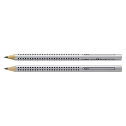 FABER-CASTELL Bleistiftt Jumbo GRIP - B, silber