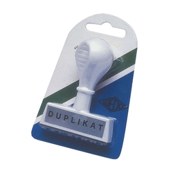 Wedo Stempel Text Duplikat - Abdruck 45 mm