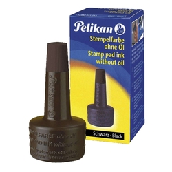 Pelikan Stempelfarbe 4K, ohne Öl, 28 ml, schwarz