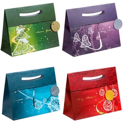 TSI 12er Pack Weihnachtstüte Geschenktüten Weihnachten Elegant