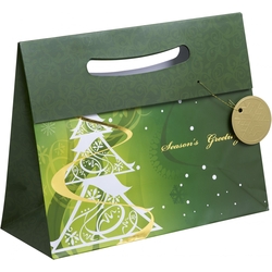 TSI 12er Pack Weihnachtstüte Geschenktüten Weihnachten Elegant