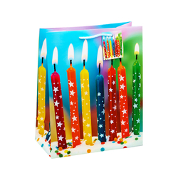 TSI 12er Pack Geschenktüten "Geburtstag" groß (BxTxH) 26 x 13,5 x 32 cm