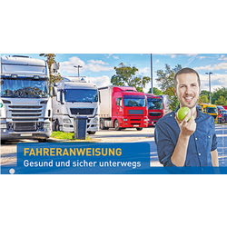 10er Pack Fahreranweisung Gesund und sicher unterwegs