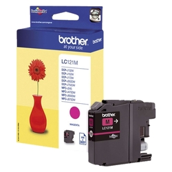 Brother® Inkjet-Druckpatronen magenta, 300 Seiten, LC121M