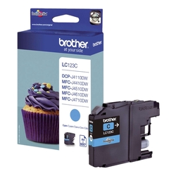 Brother® Inkjet-Druckpatronen cyan, 600 Seiten, LC123C