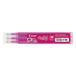 Pilot Tintenrollermine BLS-FR7-S3 - 0,4 mm, pink, Set à 3 Stück