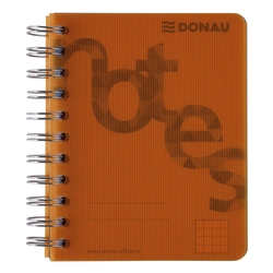 DONAU Collegeblock PP Cover - A6, kariert, orange