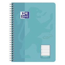 OXFORD Collegeblock Touch - B5, 80 Blatt, 90 g/qm, liniert, aqua