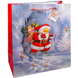 TSI 12er Pack Geschenktüte groß ca. 26 x 13,5 x 32 cm Weihnachten SERIE 7