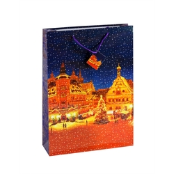 TSI 12er Pack Geschenktüte XXL ca. 33 x 10 x 44 cm Weihnachten SERIE 7