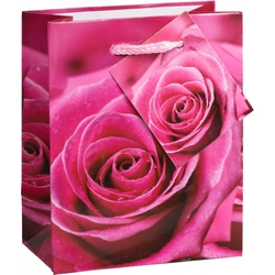 TSI 12er Pack Geschenktüte klein ca. 11 x 6,5 x 14 cm BLUMENMIX