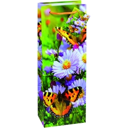 TSI 12er Pack Geschenktüte Flasche ca. 12 x 8 x 33 cm FRÜHLING 15