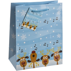 TSI 12er Pack Geschenktüte mittel ca. 18 x 10 x 23 cm Weihnachten KINDER