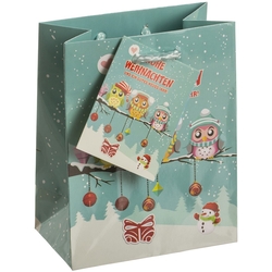 TSI 12er Pack Geschenktüte klein ca. 11 x 6,5 x 14 cm Weihnachten KINDER