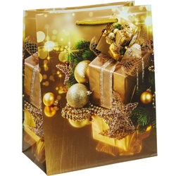 TSI 12er Pack Geschenktüte klein ca. 11 x 6,5 x 14 cm Weihnachten SERIE 10