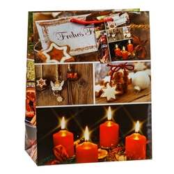 TSI 12er Pack Geschenktüte mittel ca. 18 x 10 x 23 cm Weihnachten SERIE 6