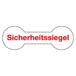 Siegel "Sicherheitssiegel" 60 x 20 mm aus Dokumentenfolie