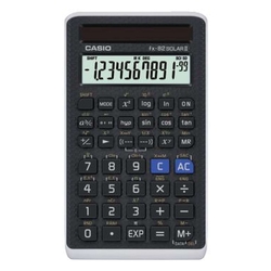 Casio® Schulrechner FX-82 Solar - 10+2-stellig, schwarz