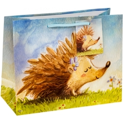 TSI 12er Pack Geschenktüte mittel ca. 23 x 10 x 18 cm HAPPY ANIMAL