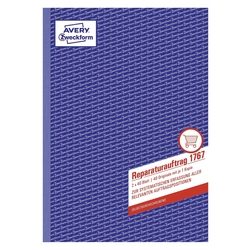 Avery Zweckform® 1767 Reparatur-Auftrag - A4, weiß/gelb, SD, 2x 40 Blatt