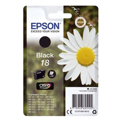 Epson Inkjet-Druckerpatronen schwarz, 175 Seiten , C13T18014012