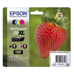 Epson Inkjet-Druckerpatronen schwarz, cyan, magenta, yellow, 450 Seiten , C13T29964012