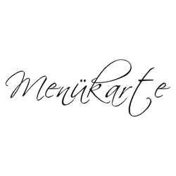 Motivstempel Holz "Menükarte", 52 x 23 mm