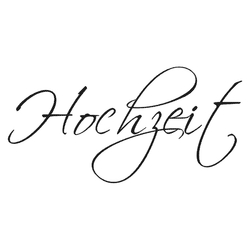 Motivstempel Holz "Hochzeit", 46 x 23 mm