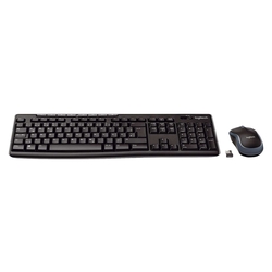 Logitech Tastatur + Maus MK270 Wireless Optisch - schwarz