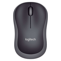 Logitech Maus M185 Wireless Optisch - grau