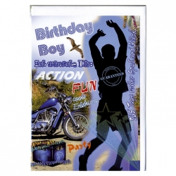 Verlag Dominique Geburtstagskarte Teenager Boy Inkl Umschlag 51 P1 2 78