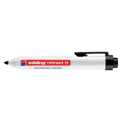 Edding Permanentmarker Retract 11 - 1,5 - 3 mm, schwarz 4-11001