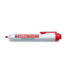 Edding Permanentmarker Retract 11 - 1,5 - 3 mm, rot 4-11002