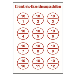 Stromkreisbezeichnung