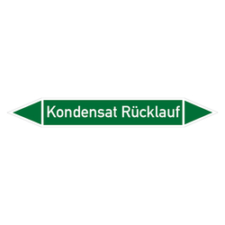 Rohrleitungskennzeichen Kondensat Rücklauf