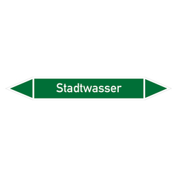 Rohrleitungskennzeichen Stadtwasser