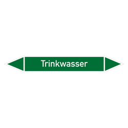 Rohrleitungskennzeichen Trinkwasser