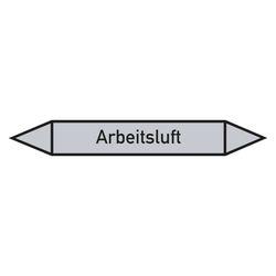 Rohrleitungskennzeichen Arbeitsluft