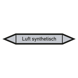 Rohrleitungskennzeichen Luft synthetisch