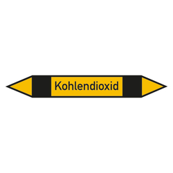 Rohrleitungskennzeichen Kohlendioxid