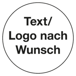 Sicherheitssiegel mit Text/Logo nach Wunsch Dokumentenfolie Ø 30 mm 10 Stück/Bogen