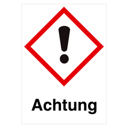 GHS-Symbol GHS07 Ausrufezeichen - Achtung 105 x 148 mm 100er Rolle