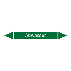 Rohrleitungskennzeichen Abwasser