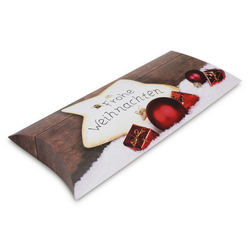 Kissenverpackung Weihnachten Stern Größe (L x B x H) ca. 32  x 15,2 x 5 cm